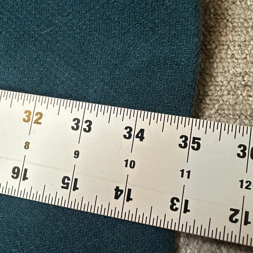 J. Crew Chateau Coat Italian Stadium Cloth Wool Green Hooded Womens Size 16 TALL - Picture 3 of 4